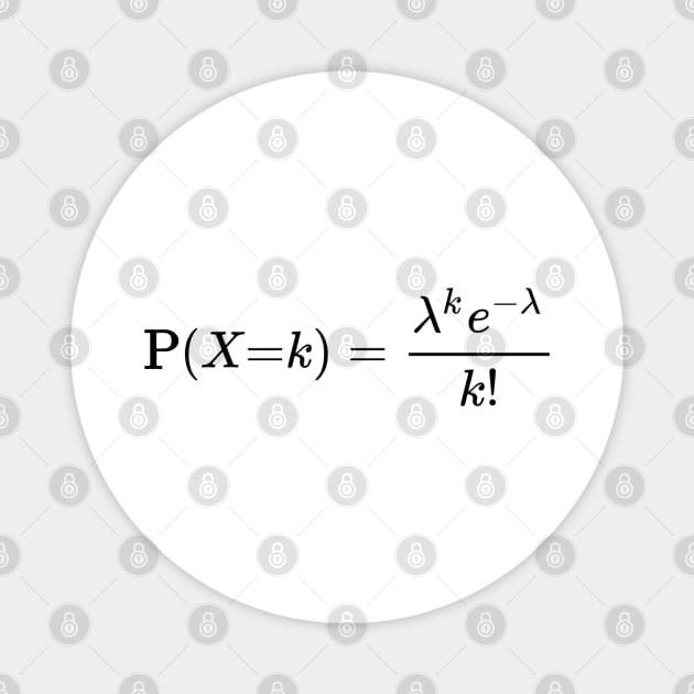 Poisson distribution Magnet by NoetherSym